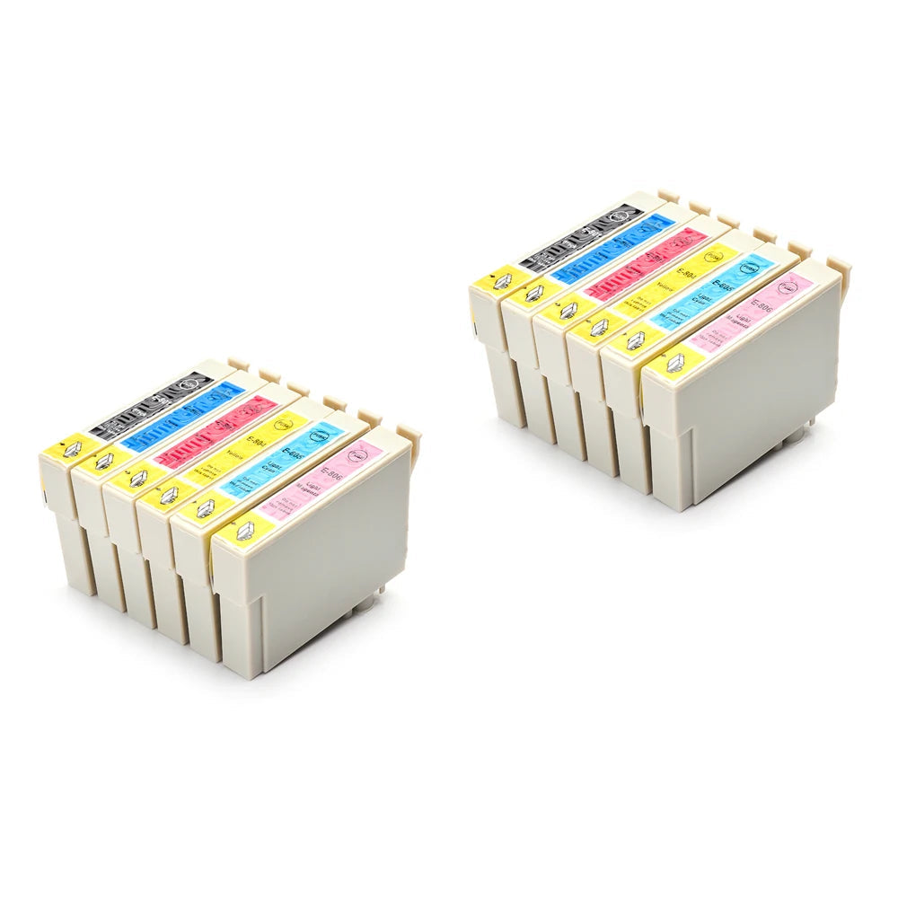 T0801-T0806 Ink Cartridge For Epson Stylus Photo R265 RX610