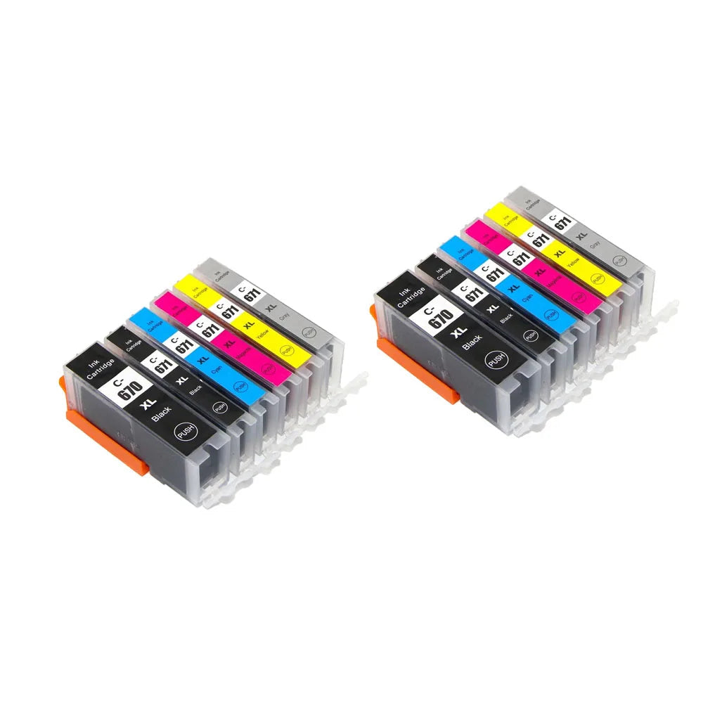 PGI670XL Ink Cartridge Compatible For Canon PIXMA MG7760 MG7765
