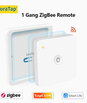 LoraTap Plastic Panel Wireless Voice Control Wall Mounted Switch