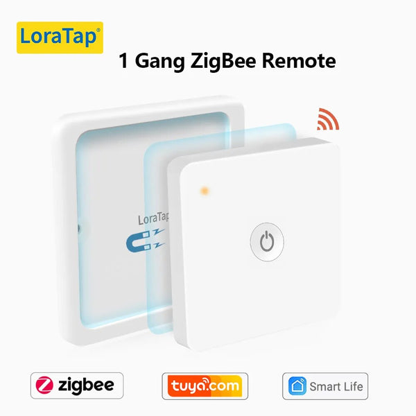 LoraTap Plastic Panel Wireless Voice Control Wall Mounted Switch