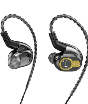 Metal 3.5mm Balanced Armature Carbon Diaphragm Earphones