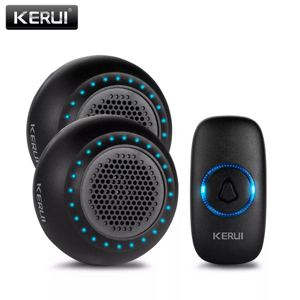 Kerui Plastic Wireless Waterproof Battery Cordless Remote Doorbell