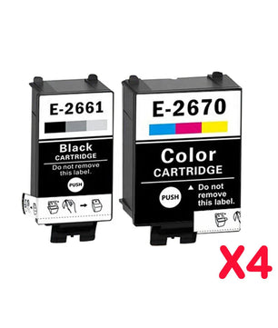 T2661-T267 Ink Cartridge Compatible For Epson Workforce WF-100W