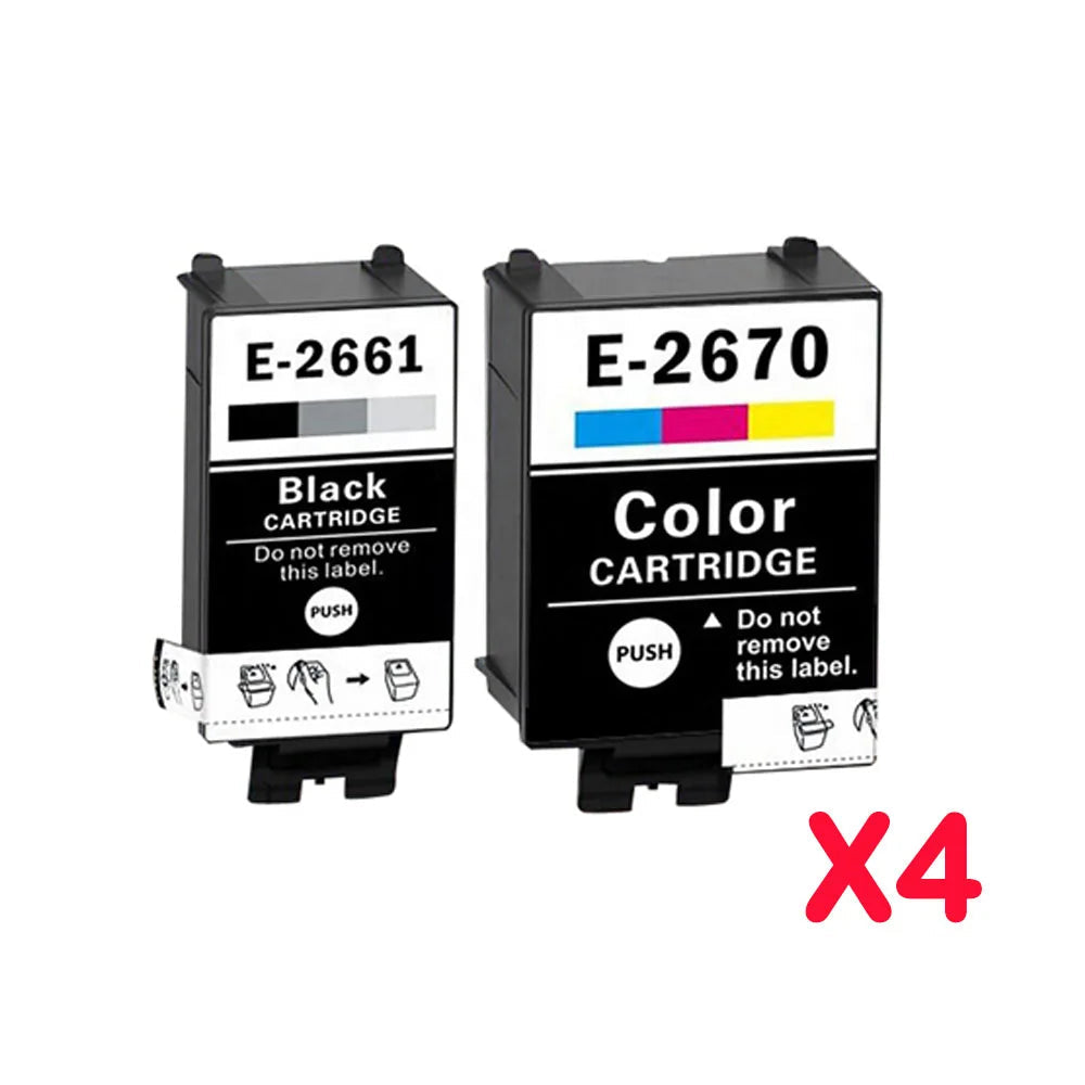 T2661-T267 Ink Cartridge Compatible For Epson Workforce WF-100W