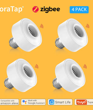 LoraTap 2.5A 30 Watt Plastic Remote Control Portable Lamp Holder