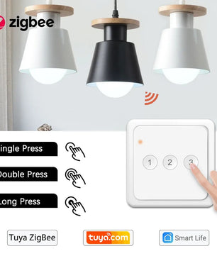 LoraTap Plastic Panel Wireless Voice Control Wall Mounted Switch