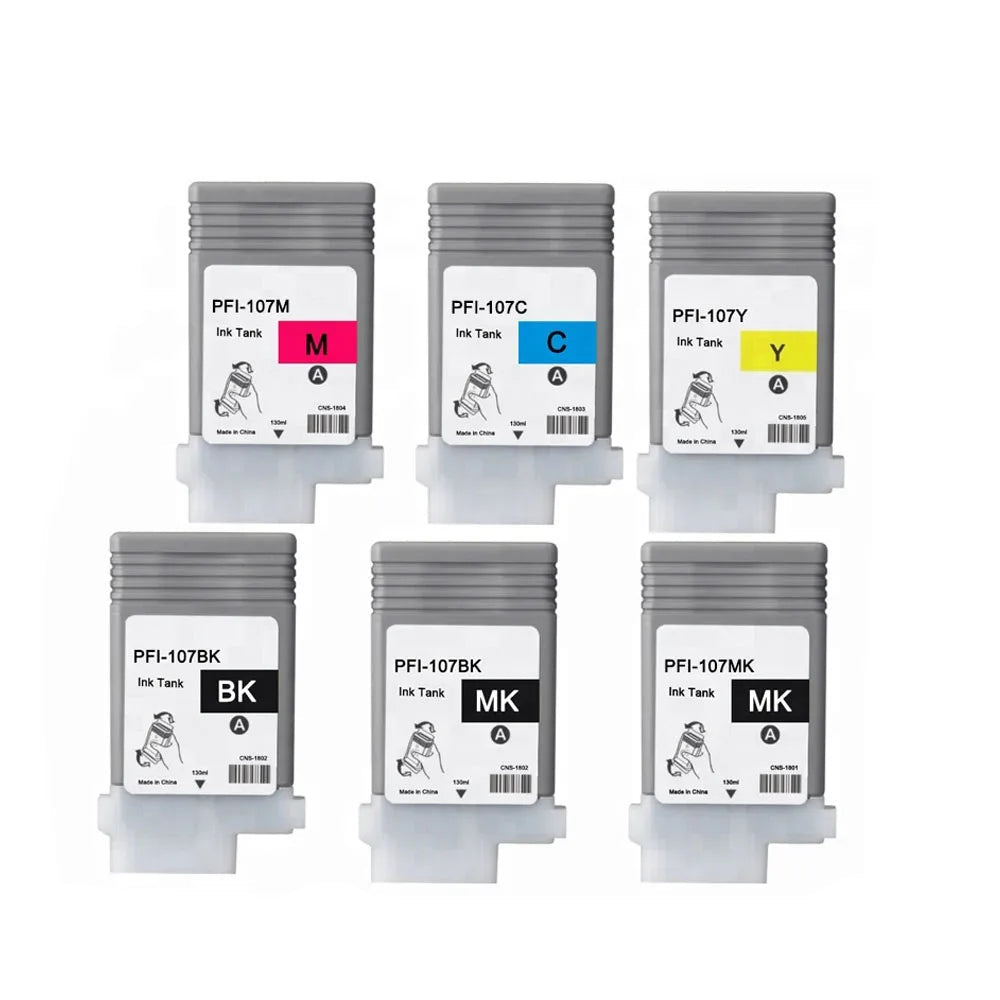 PFI107 Ink Cartridge For Canon IPF670 IPF680 IPF685 IPF785 Printer