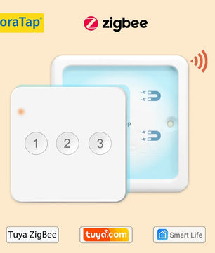 LoraTap Plastic Bluetooth Wireless Scene Switch Push Button