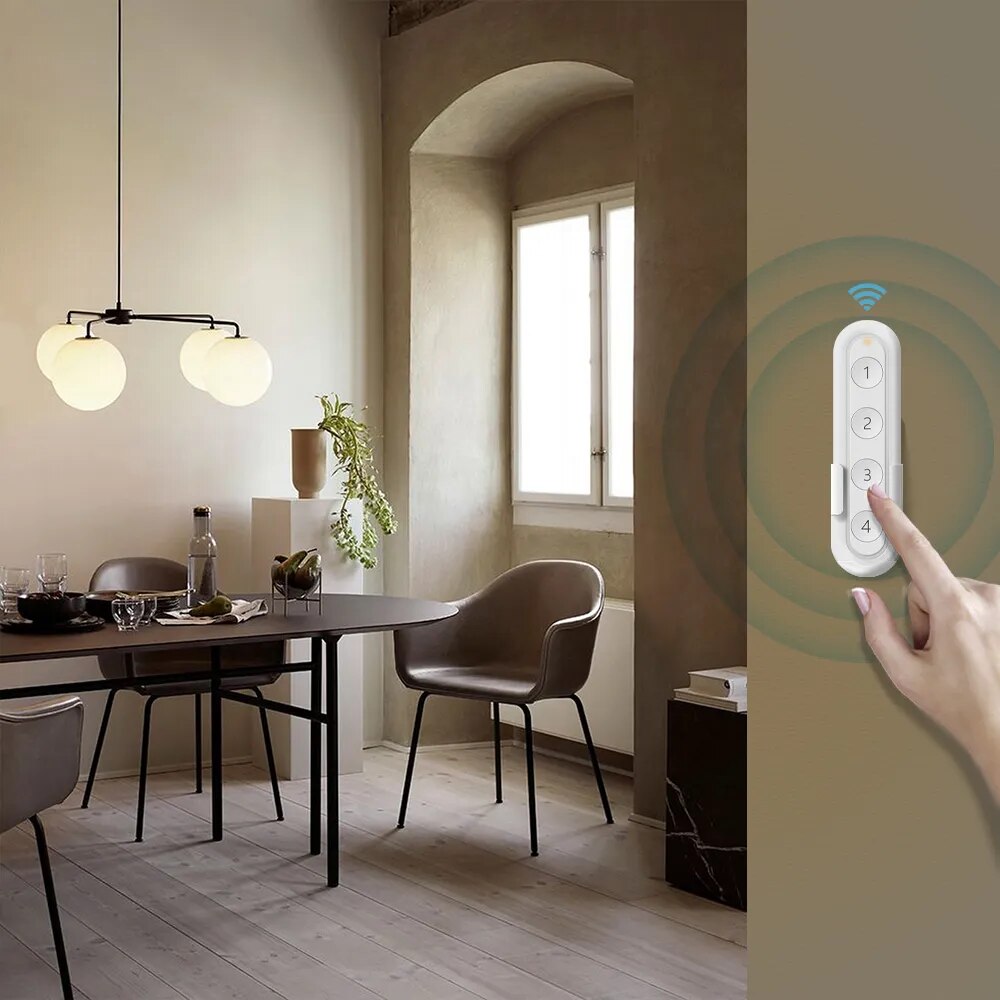 LoraTap Plastic Bluetooth Wireless ZigBee Portable Scene Switch