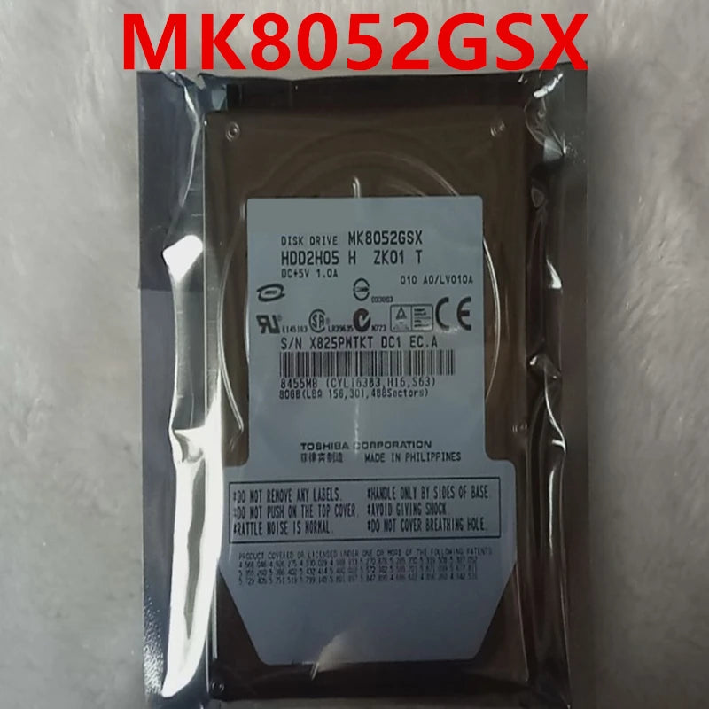 80GB SATA 2.5" 5400RPM Internal Hard Disk Drive For Desktop