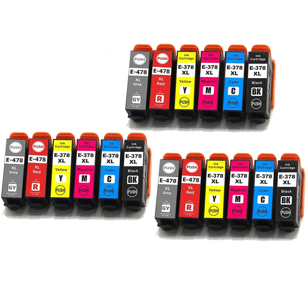T478 T378XL Ink Cartridge Compatible For Epson Expression Photo XP-8500