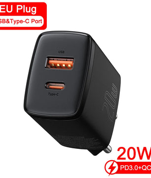 Baseus 20W ABS USB Type-C Car Charge For iPhone 13 14 Pro Max