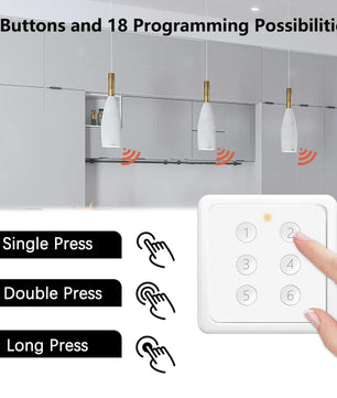 LoraTap Plastic Magnetic Moveable Remote Control Switch