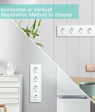 Bseed 16A Glass Panel Wireless WIFI Control Smart Power Socket