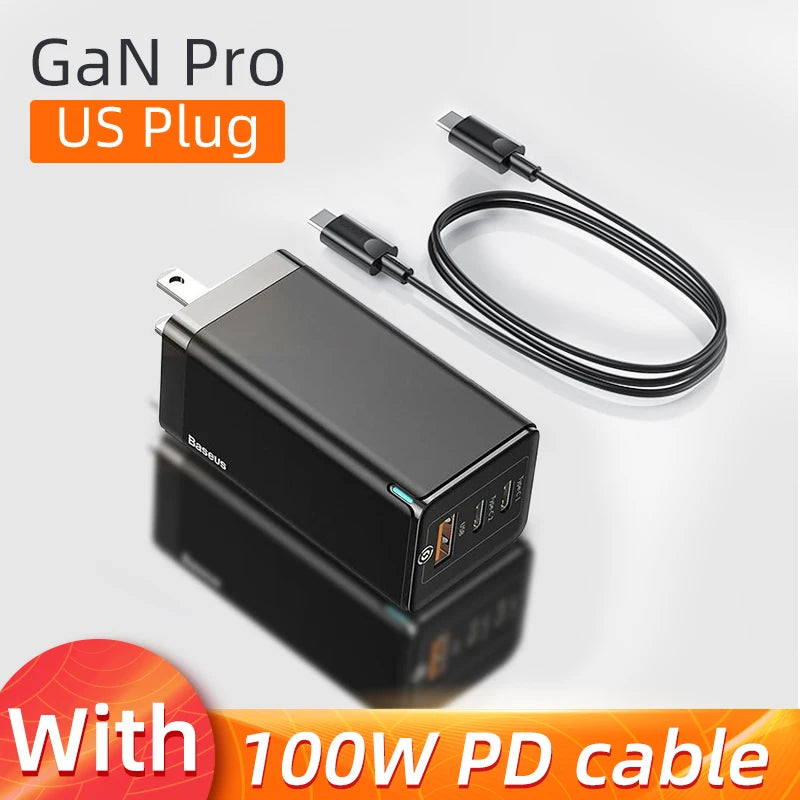 Baseus 65W USB Type-C Charger For iPhone 12 Pro Max and MacBook