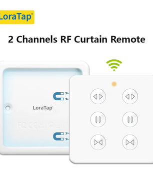 LoraTap 3A Plastic 4th Generation Remote Control Blinds Curtain Switch