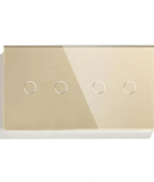 Bseed Alloy 4 Gang Crystal Panel Wifi Touch APP Control Switch