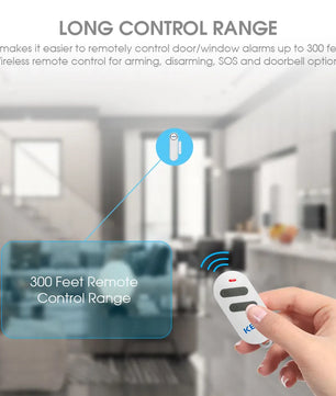 Kerui Plastic Smart Wireless Home Door Windows Security Sensor