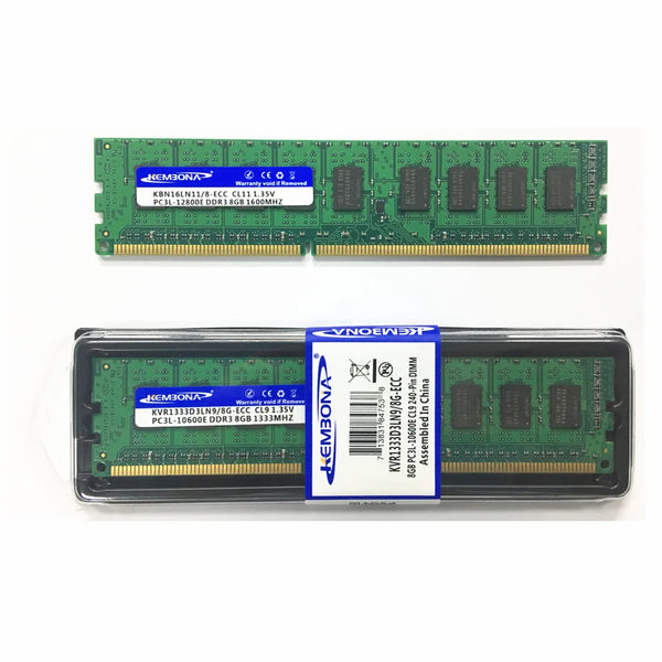 8GB 1.35V 240 Pins DDR3 1333 1600 MHz Memory RAM For Desktop