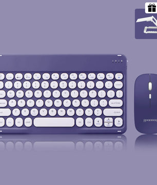 Plastic 2.4G Rechargeable Bluetooth Wireless Keyboard Mouse Kit