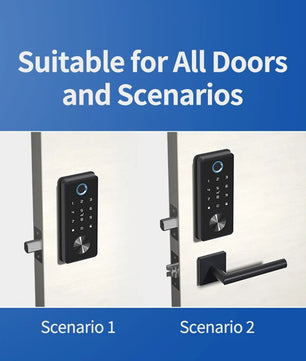 RayKube Aluminium Alloy Fingerprint Digital Smart Door Lock