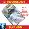 10TB 3.5" SATA 6 Gb/s 256MB 7200RPM Internal HDD For Seagate NAS
