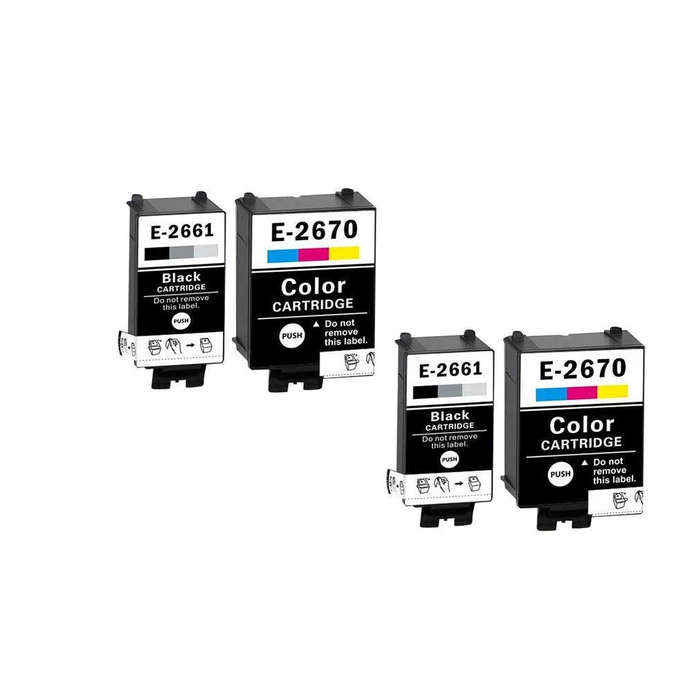 T2661-T267 Ink Cartridge Compatible For Epson Workforce WF-100W