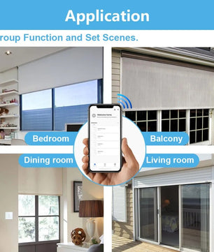 LoraTap 240V Plastic Remote Control Roller Blinds Shutter Switch