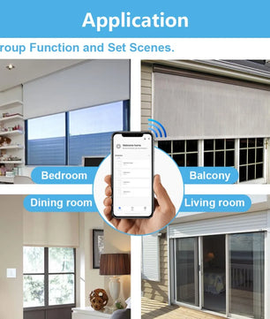 LoraTap Plastic Curtain Motorized Roller Shutters Blinds Switch