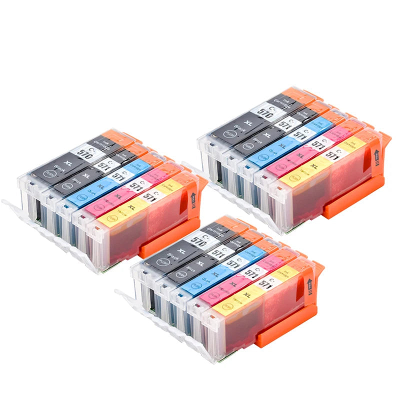 PGI-570 CLI-571 Ink Cartridge Compatible For Canon PIXMA MG5750/MG5751