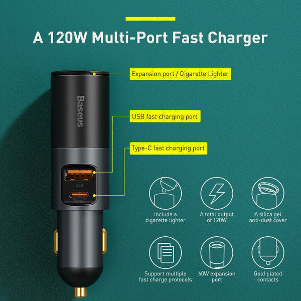 LED USB 12-24V Auto Charger Accessories For Car