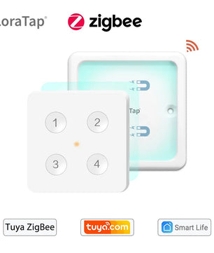 LoraTap Plastic Bluetooth Wireless Scene Switch Push Button
