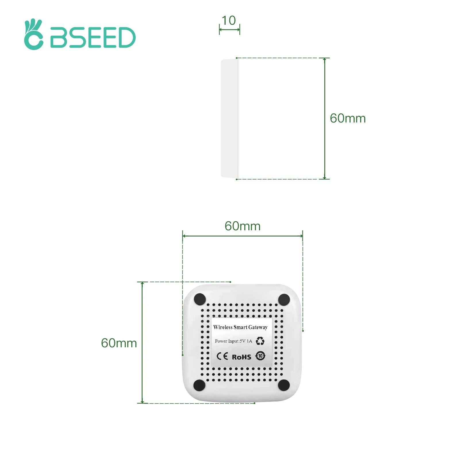Bseed Alloy Gateway Wireless Smart APP Control Compatible Switch