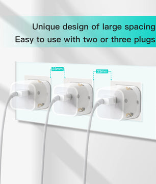 Bseed 16A Glass Panel Wireless WIFI Control Smart Power Socket