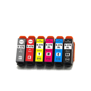 T478 T378XL Ink Cartridge Compatible For Epson Expression Photo XP-8500