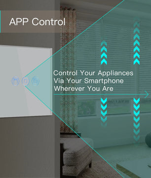 Bseed Alloy Multi Gang Roller Shutter APP Control Wifi Switch