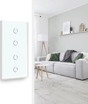 Bseed Alloy 4 Gang Crystal Panel Wifi Touch APP Control Switch