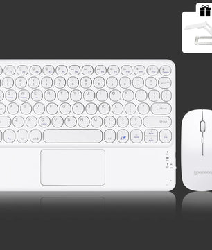 Plastic 2.4G Rechargeable Bluetooth Wireless Keyboard Mouse Kit