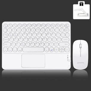 Plastic 2.4G Rechargeable Bluetooth Wireless Keyboard Mouse Kit