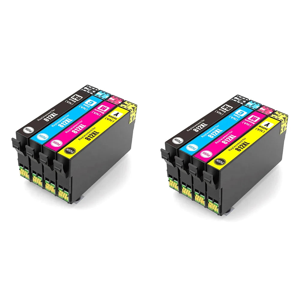 812XL Ink Cartridge Compatible For Epson WorkForce EC-C7000 WF-7820