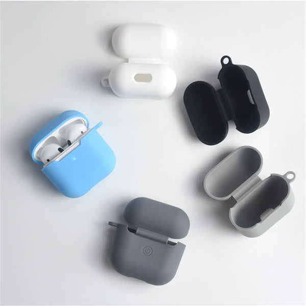 Silicone Full Protective Non-Slip Earphone Case For Airpods Pro 4