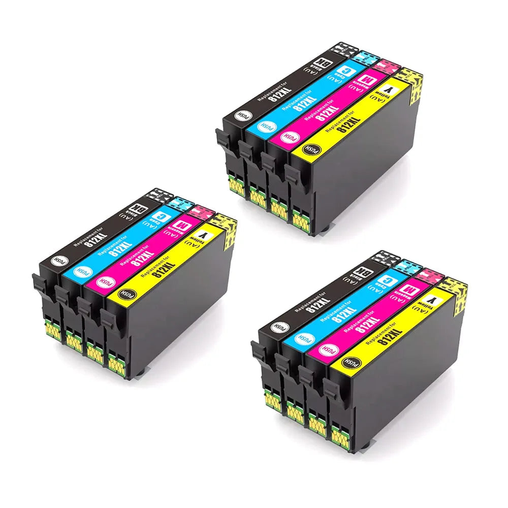 812XL Ink Cartridge For Epson WF-3820/WF-3825 WF-7830/7840/7845