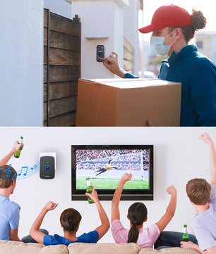 Kerui Plastic Wireless Waterproof Battery Cordless Remote Doorbell