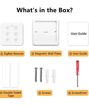 LoraTap Plastic Magnetic Moveable Remote Control Switch