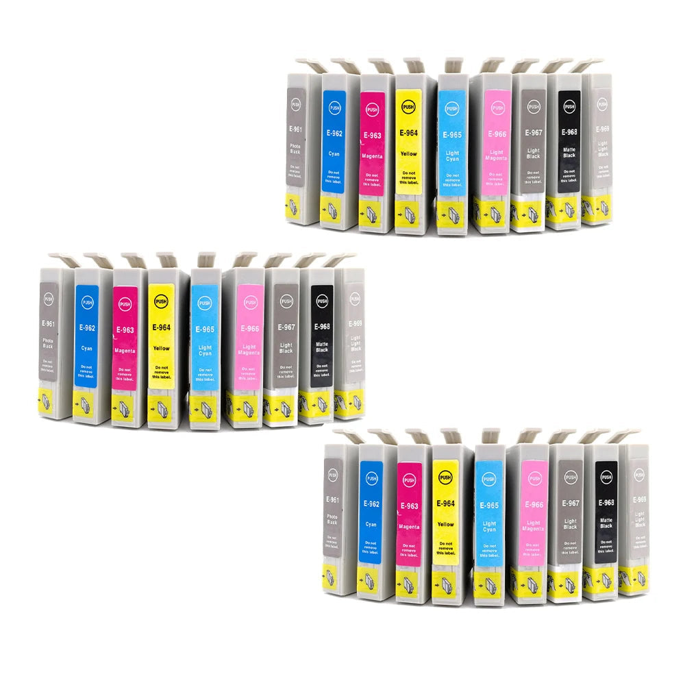 T0961-T0969 Compatible Ink Cartridge Suit For Epson Photo R2880