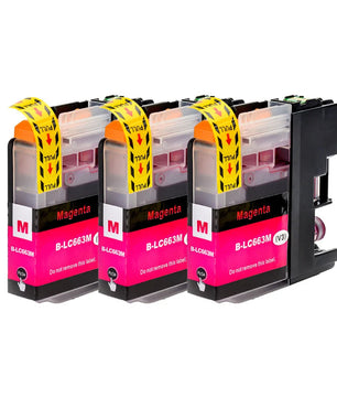LC663 Ink Cartridge Compatible For Brother MFC-J2320 J2720 Printer