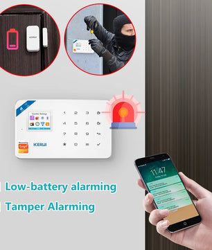 Kerui Plastic Smart Wireless Motion Detector Security Sensor Kit