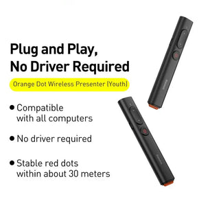 Baseus 433MHz USB C Adapter Handheld Remote Control Pointer