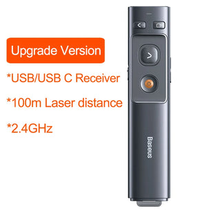 Baseus 433MHz USB C Adapter Handheld Remote Control Pointer