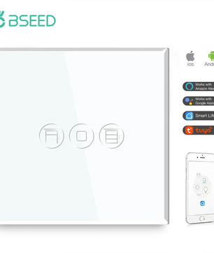 Bseed Alloy Multi Gang Roller Shutter APP Control Wifi Switch